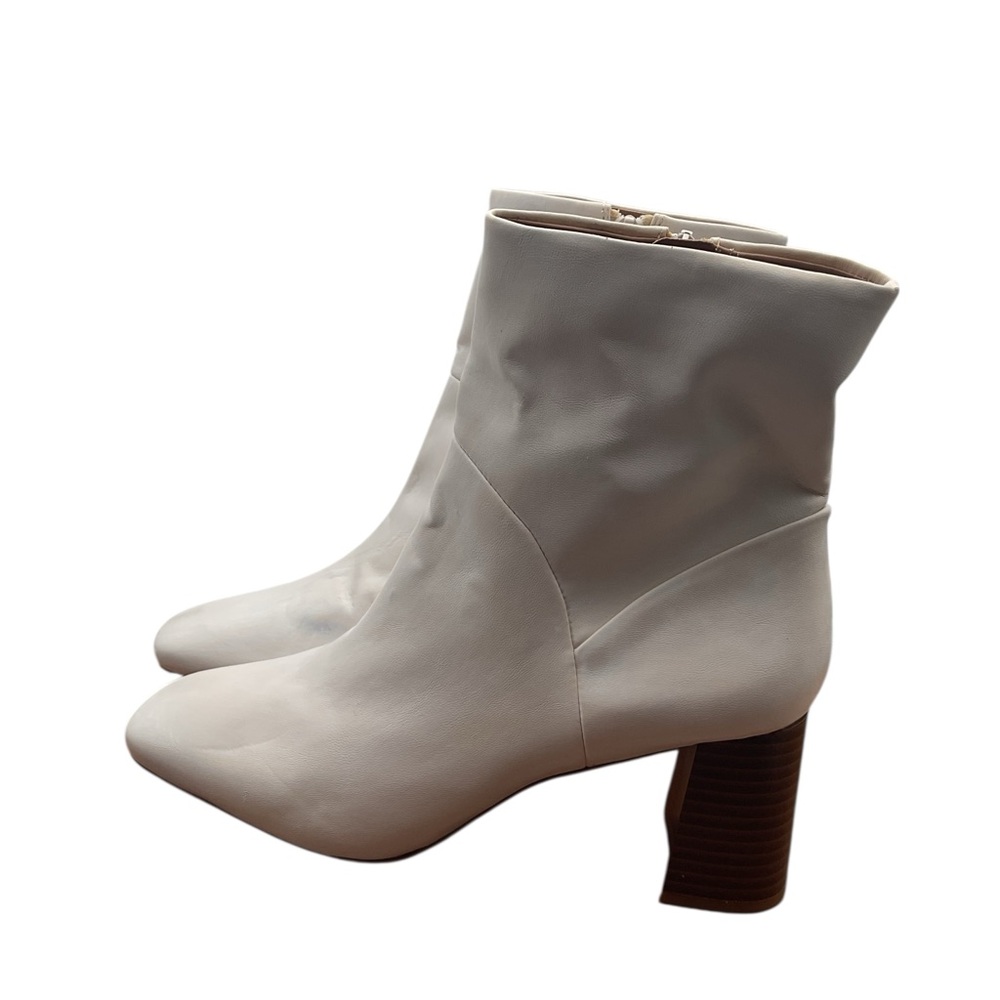 Nordstrom Rack Womens Black-Ivory‎ Ankle Boots Shoes 9.5 Medium